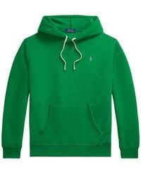 Polo Ralph Lauren - The Rl Cotton-Blend Fleece Hoodie - Lyst