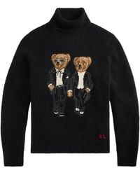 Polo Ralph Lauren - Crew Neck Sweater With Logo - Lyst