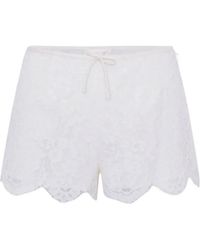 LoveShackFancy - Lavadine Shorts Aus Spitze - Lyst