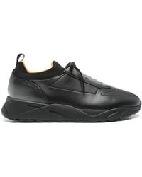 Santoni - Leather Sneakers - Lyst