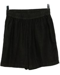 James Perse - Linnen Shorts - Lyst