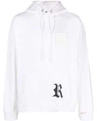 Raf Simons - Sudadera con capucha y parche del logo - Lyst