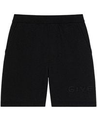 Givenchy - Herringbone Bermuda Shorts With Jacquard - Lyst