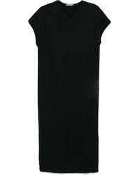 KHAITE - Verda Midi-Jurk - Lyst