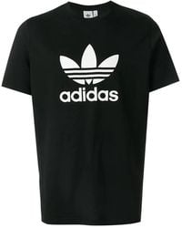 adidas - Trefoil Logo-Print T-Shirt - Lyst