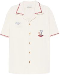 Drole de Monsieur - Hemd mit bestickter Tasche - Lyst