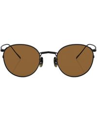 Oliver Peoples - G Ponti-4 Round-frame Sunglasses - Lyst