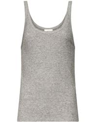 Loulou de Saison - Roni Rib-Knit Tank Top - Lyst