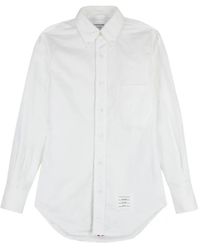 Thom Browne - Classic Cotton Logo Shirt - Lyst