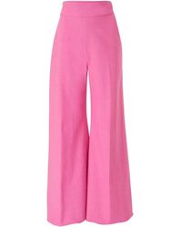 Carolina Herrera - High-Rise Palazzo Pants - Lyst