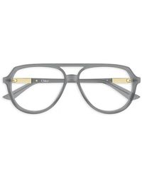 Chloé - Pilot-Frame Glasses - Lyst