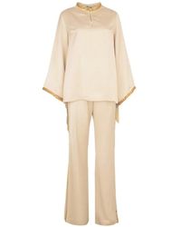 Baruni - Samar Flared-Sleeves Blouse And Trousers Set - Lyst