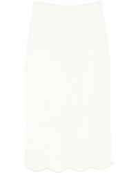 Twinset - Gonna A Matita Con Orlo A Smerlo - Lyst