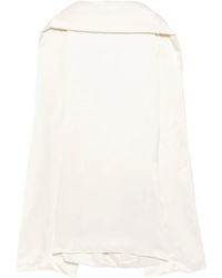 TOTEME - Raw-Edge Silk Dress - Lyst