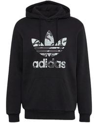 adidas - Camo Logo Hoodie - Lyst