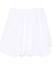 Patou - Robe-Bustier Courte À Ourlet Boule - Lyst