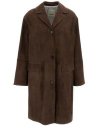 Max Mara - Ortensia Suede Coat - Lyst