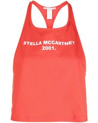 Stella McCartney - Logo-Print Tank Top - Lyst