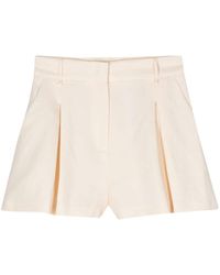 Twin Set - Pleated Tailored Shorts - Lyst