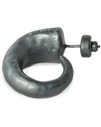 Parts Of 4 - Horn Sterling Silver Hoop Earrings - Lyst