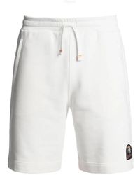 Parajumpers - Drawstring-Fastening Logo-Patch Shorts - Lyst