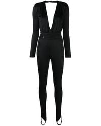 Philipp Plein - Tuta Intera Con Scollo A V - Lyst