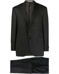 Corneliani - Checked Single-breasted Suit - Lyst
