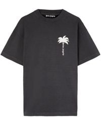Palm Angels - T-shirt en coton à imprimé graphique - Lyst