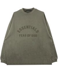 Fear Of God - Logo-print Cotton Sweatshirt - Lyst