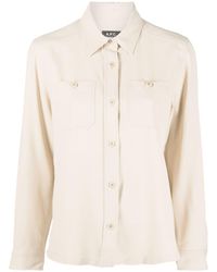 A.P.C. - Chloé Long-sleeve Shirt - Lyst