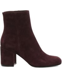 Gianvito Rossi - Bottines Zippées À Talon Épais 70 Mm - Lyst