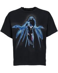 JUN/NAKAYAMA - T-Shirt Imprimé À Effet Usé - Lyst
