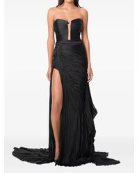 NORINA ST - Viva Ruched Strapless Gown - Lyst