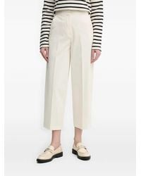 Benetton - Pantalones Anchos Estilo Capri - Lyst