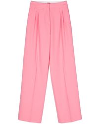 HUGO - Helepher Dart Wide Trousers - Lyst