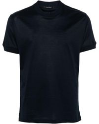 Tagliatore - Plain Cotton T-shirt - Lyst