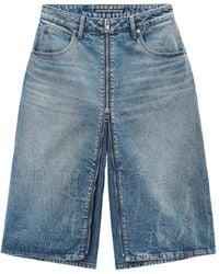 Alexander Wang - Zip-Front Midi Skort - Lyst