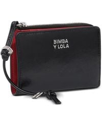 Bimba Y Lola - Compact Leather Wallet - Lyst