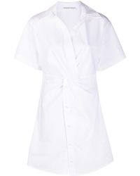 white alexander wang dress