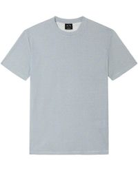 ARMANI EXCHANGE - Monogram-Print Cotton T-Shirt - Lyst