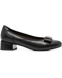 Linda Baumann - Bow-Detail Block-Heel Pumps - Lyst