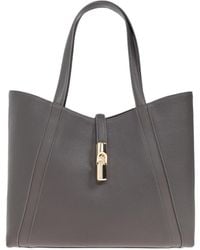 Furla - Panelled Clasp Tote Bag - Lyst