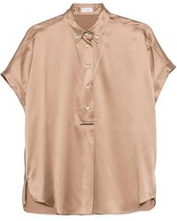 Brunello Cucinelli - Top Con Botones - Lyst