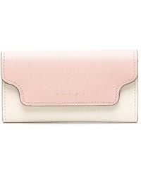 Marni - Two-Tone Leather Keyholder - Lyst
