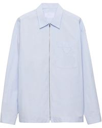 Prada - Overhemd Met Rits - Lyst