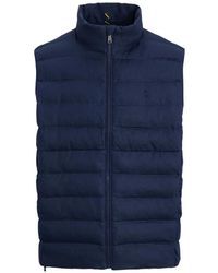 Polo Ralph Lauren - Quilted Linen Gilet - Lyst