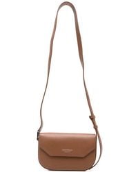 Emporio Armani - Mini 1981 Logo-Print Leather Crossbody Bag - Lyst