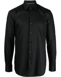 BOSS - Faded Abstract-Print Shirt - Lyst