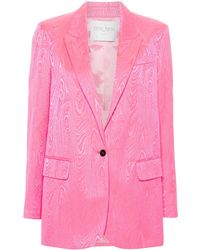 forte_forte - Singles-Breasted Marbled-Jacquard Blazer - Lyst