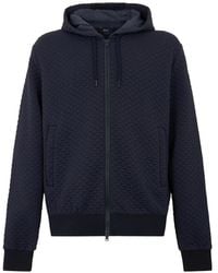 Herno - Textured Zip-Up Hoodie - Lyst